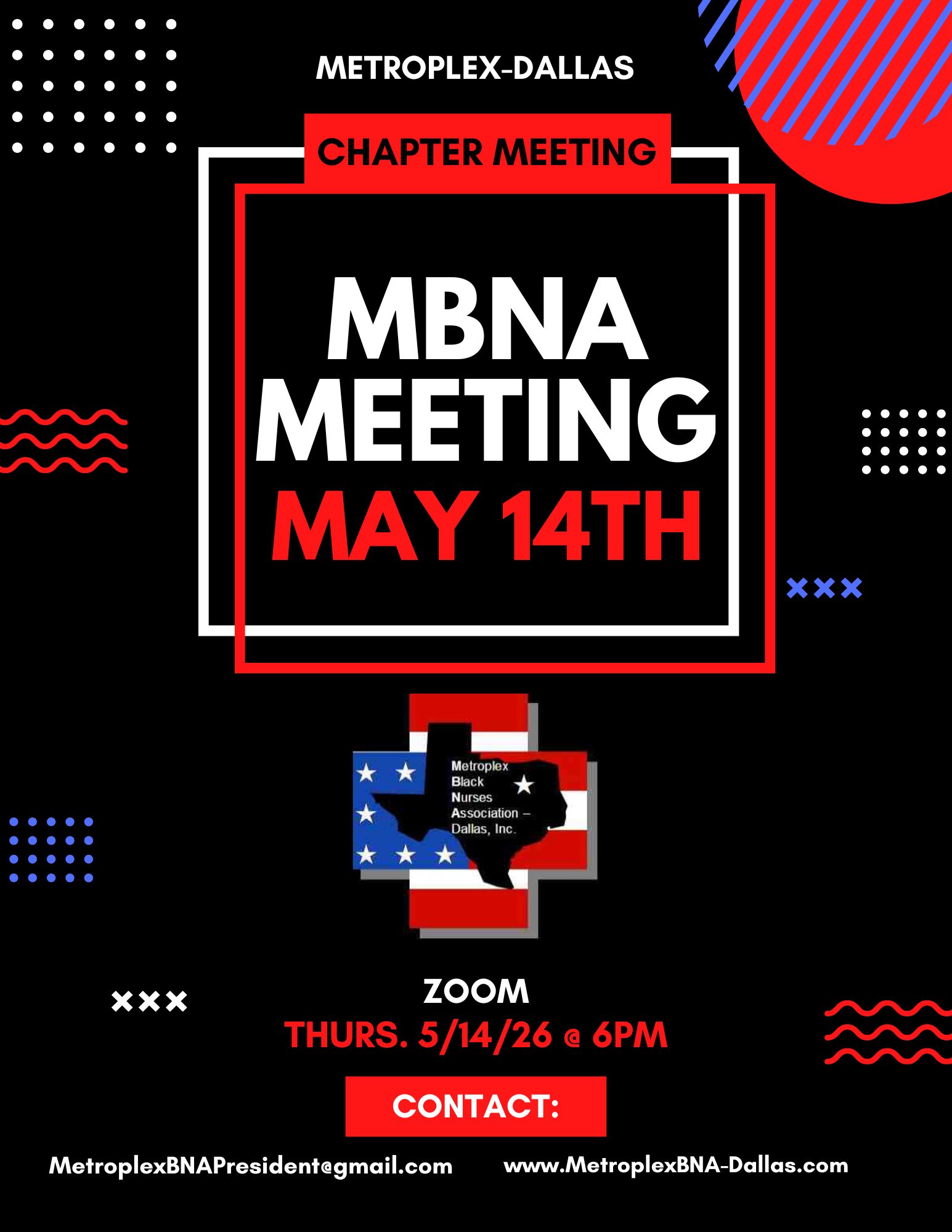 MBNA General Meeting - Metroplex BNA- Dallas